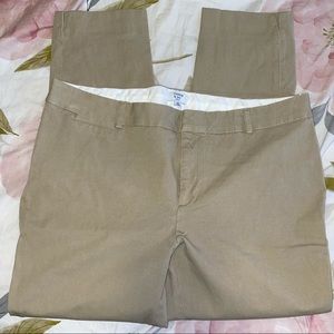 Crown Ivy Khaki ankle pants
